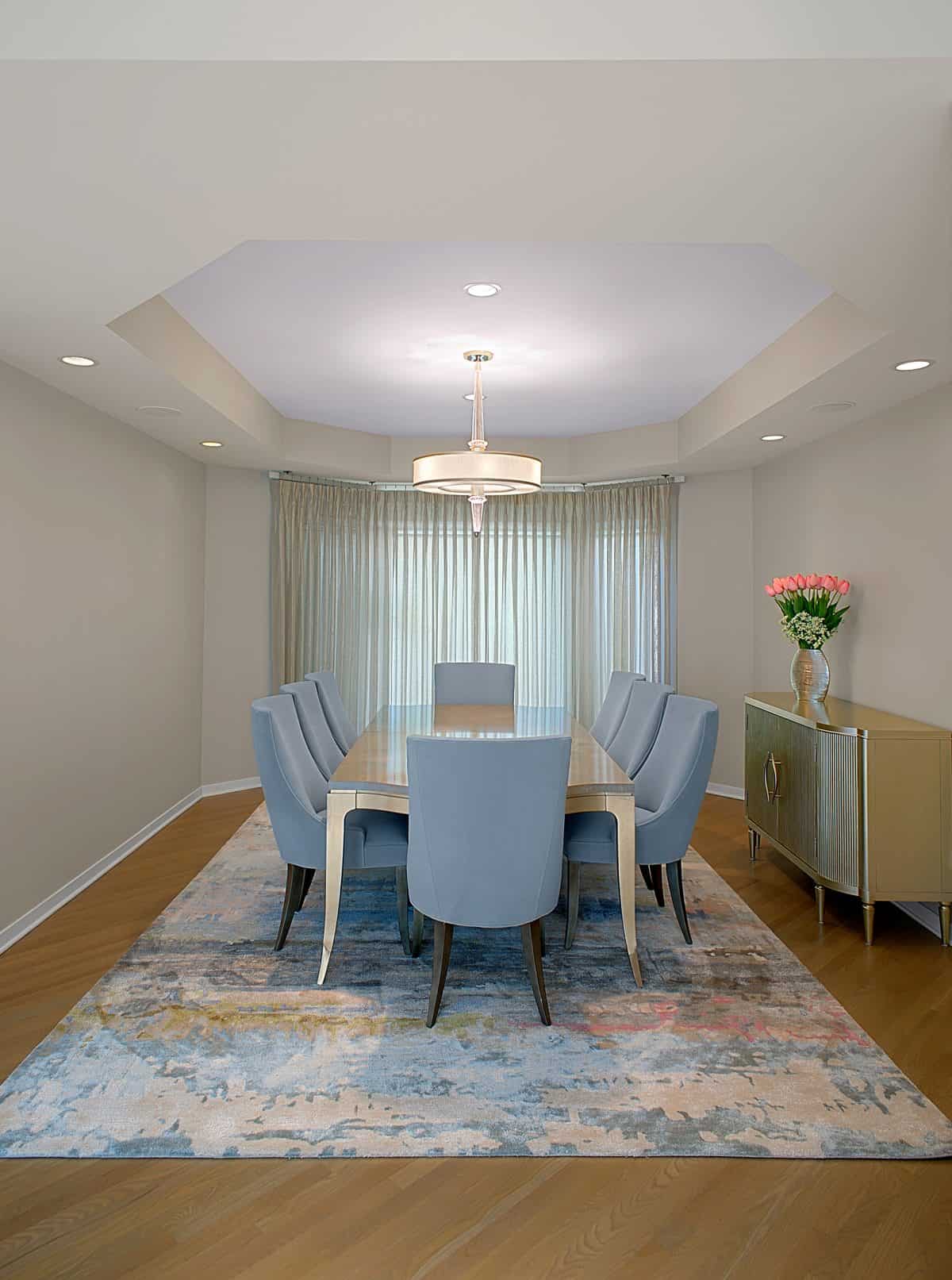 Residential Dining Room and Great Room, Highland Park, IL Stephanie